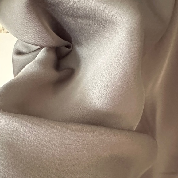 ZARA | ZW Collection Satin Effect Gray Camisole with Cream Lace Top - Picture 8 of 15